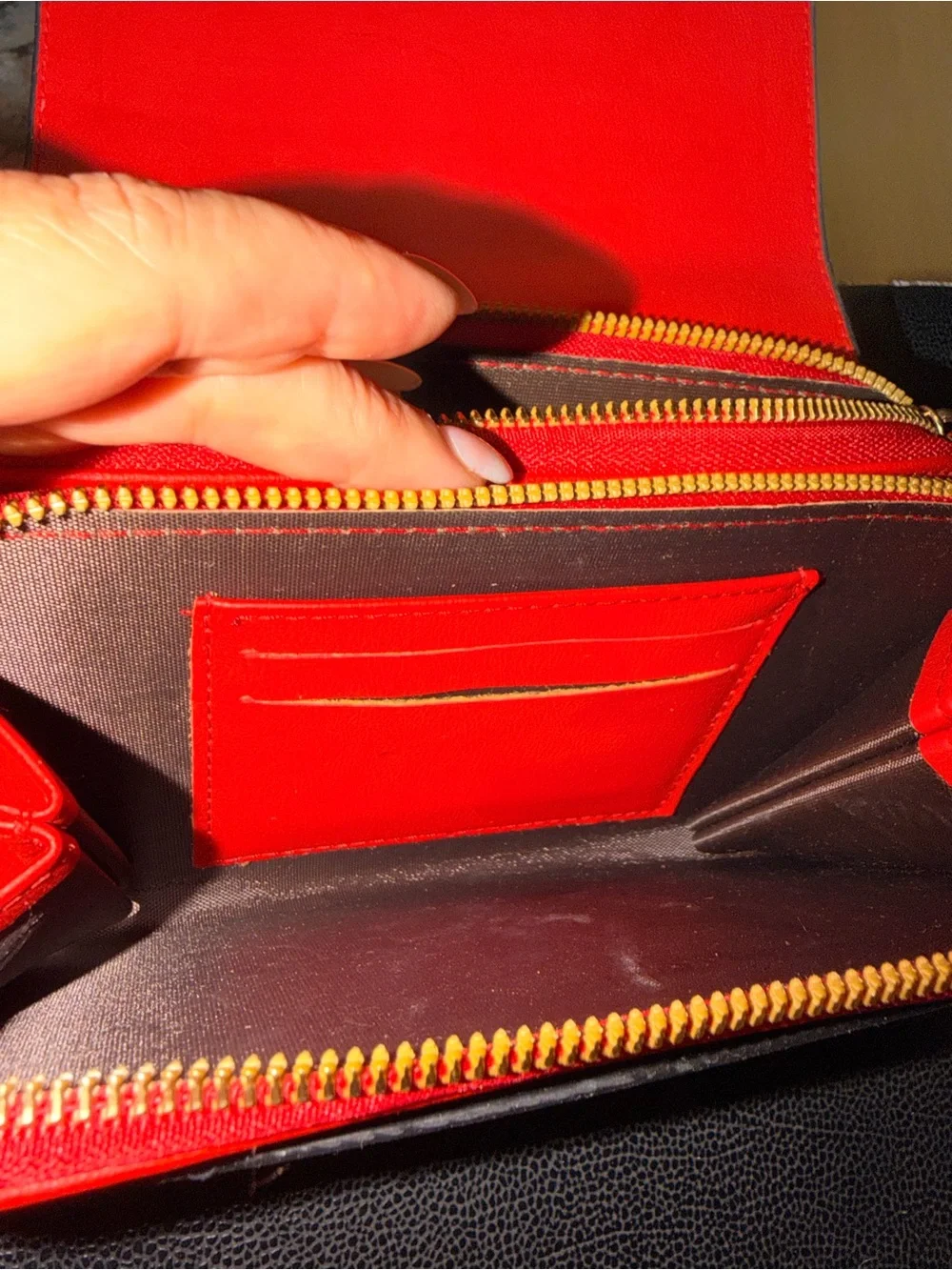 Forever Young Red Crossbody Leather Bag